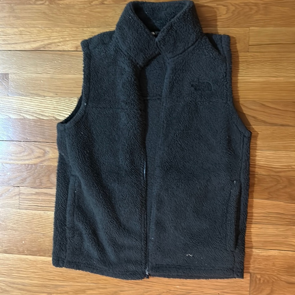 Brown North Face Vest- kids
